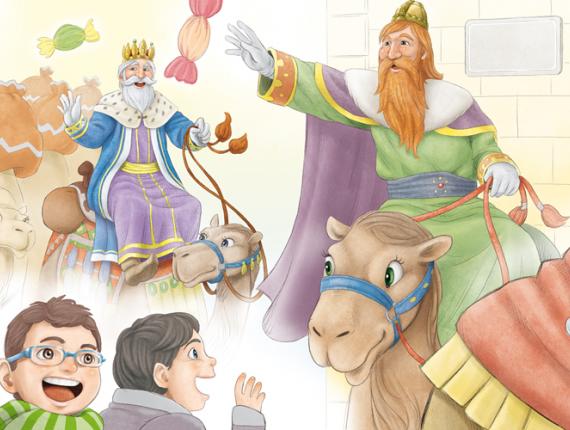 Els Reis Mags Los Reyes Magos the three wise men