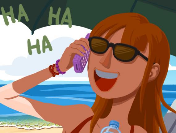 persoantges personajes characters pèl-roja peliroja Redhead blanc blanco white platja playa beach