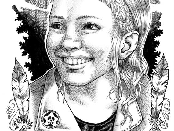 personatge personaje character tinta ink trama mecanica Dither