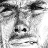 Clint Eastwood art portrait retrat retrato