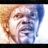 Samuel L. Jackson retrat retrato portrait Pulp Fiction