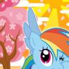 Rainbow Dash  My Little Pony Blue Dragon Noi