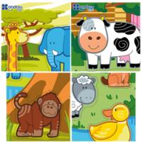 Andreu Toys encàixos de fusta Andreu Toys encàixos de fusta encajes de madera Wooden Puzzles