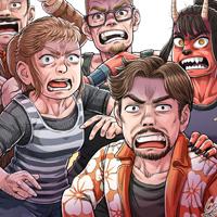 Asteroide - animació Un Lloc Estrany personatges personajes characters amics amigos friends wacom art arte digital art animació animación animation