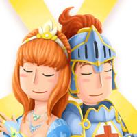 Sant Jordi 2018 Sant Jordi 2018 cavaller caballero knight princesa princess rosa rose llaç groc lazo amarillo yellow ribbon