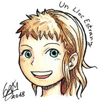 Prova Un Lloc Estrany aquarel·la acuarela watercolor personatge personaje character noia chica girl cara face