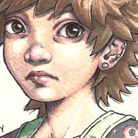 Tattoo Un Lloc Estrany aquarel·la acuarela watercolor tatuatge tatuaje tattoo personatge personaje character noia chica girl