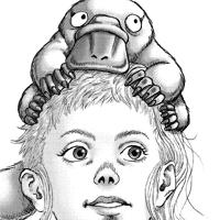 un lloc estrany noia chica girl ornitorrinc ornitorinc ornitorrinco Ornithorhynchus Platypus