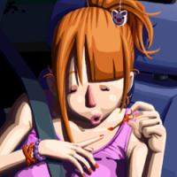 Pèl-roja_Pèl-blanc "hmmm..." (2010) persoantges personajes characters pèl-roja peliroja Redhead blanc blanco white cotxe coche car